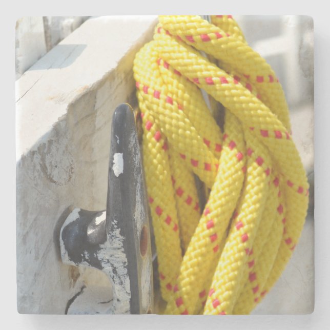 Knot Another by Kenneth Yoncich Stone Coaster (Front)
