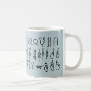 Knots, hitching, secure, ties, coffee mug