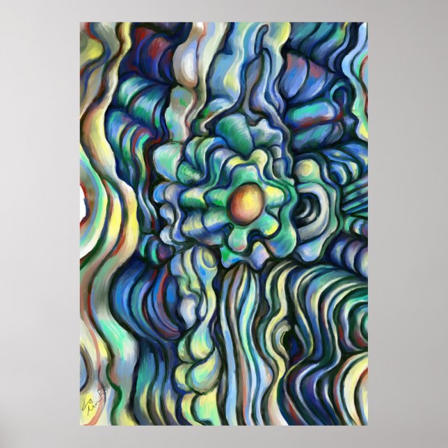 Knotted Flower Poster (Front)