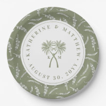 Knotted Palm Trees Tropical Destination Wedding