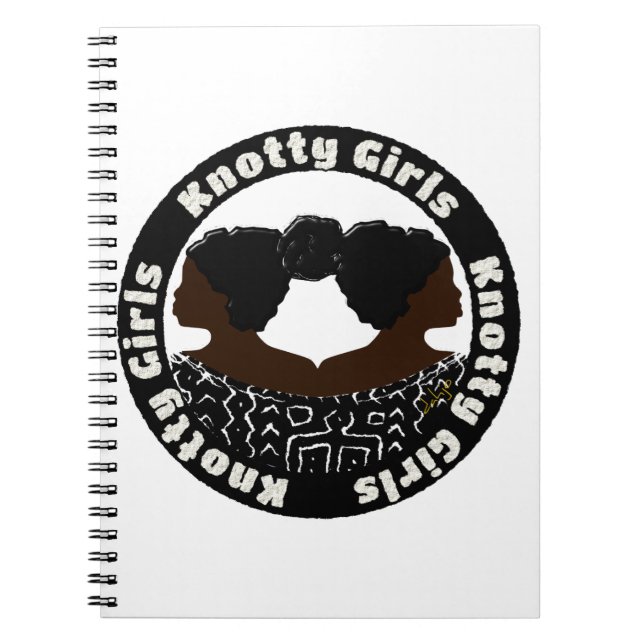 Knotty Girls Spiral Notebook (Front)