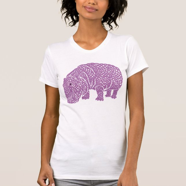 Knotty Hippo T-Shirt (Front)