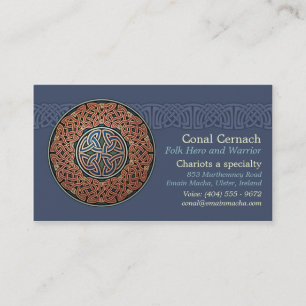Knotwork Circle Business Cards, Style B Business Card