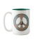 Knotwork Peace Sign Mug