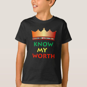 Know My Worth kid's t-shirt