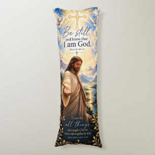 Know that I am God Religious Body Cushion