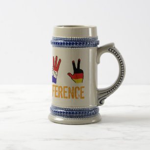 KNOW THE DIFFERENCE BEER STEIN