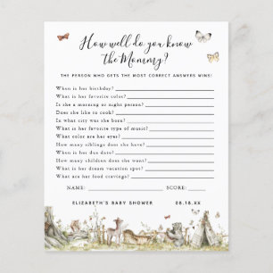 Know The Mummy Baby Shower Game