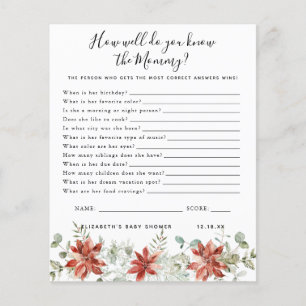 Know The Mummy Baby Shower Game