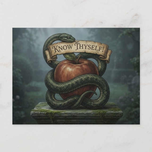 Know Thyself Postcard (Front)