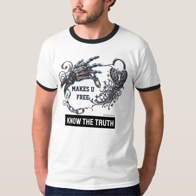 Know Truth Be Free Grunge | Y2K T-Shirt (Front)