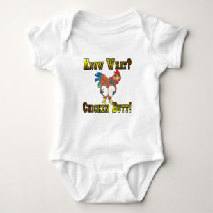 Know What?  Chicken Butt! Baby Bodysuit