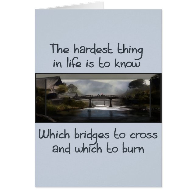 Know Which Bridge (Front)