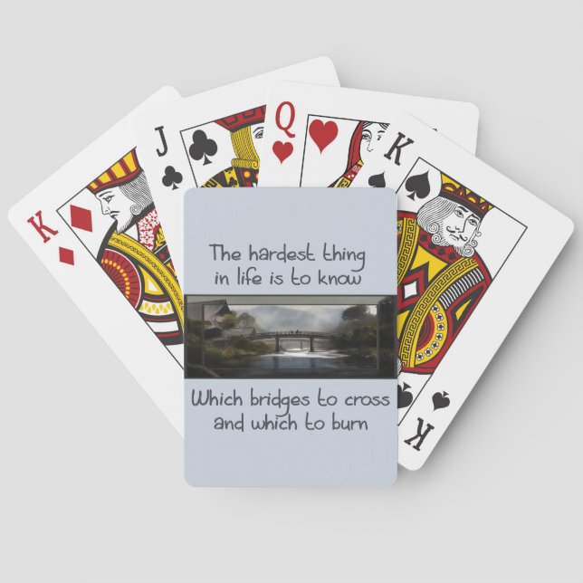 Know Which Bridge Playing Cards (Back)