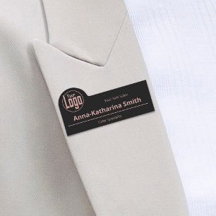 Know Whom You Talk To Professional Salon Employee Name Tag