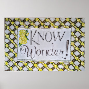 Know Wonder! - Wall Art