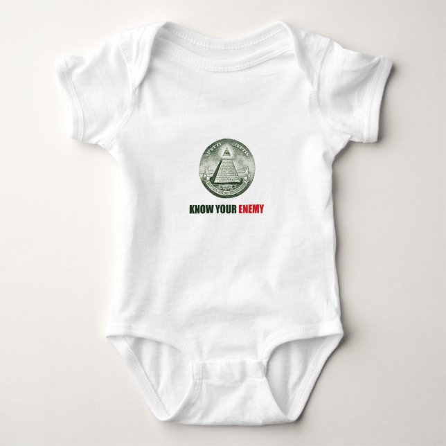 know your enemy illuminati T-Shirt (Front)