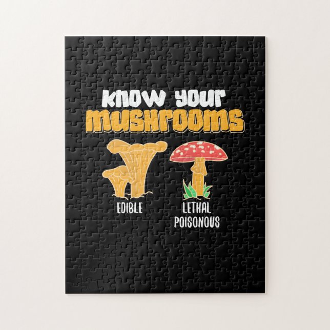 Know Your Mushrooms Jigsaw Puzzle (Vertical)