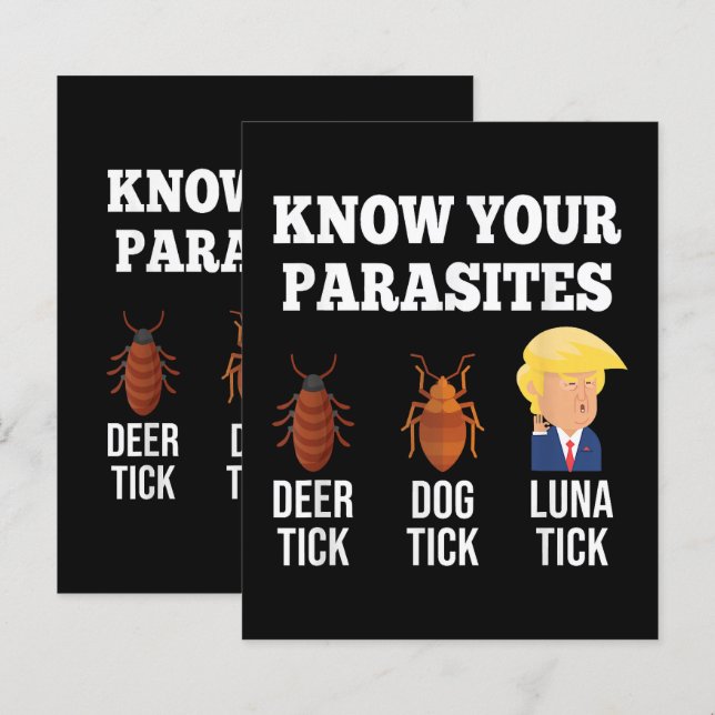Know Your Parasites Anti-Trump (Front/Back)