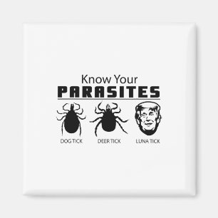 Know Your Parasites Anti-trump Af Resist Funny Gif Magnet