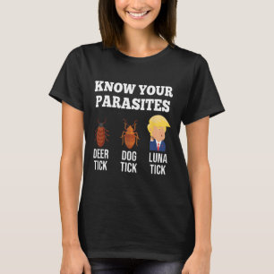 Know Your Parasites Anti-trump Funny Tick Resist T-Shirt