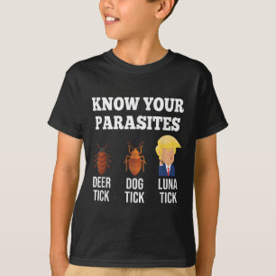 Know Your Parasites Anti-trump Funny Tick Resist T-Shirt