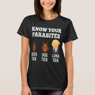Know Your Parasites Anti-Trump Luna Tick Resist.pn T-Shirt