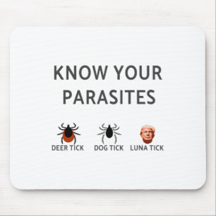 Know Your Parasites Anti-trump Resist Mouse Pad