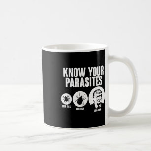 Know Your Parasites Deer Tick Dog Tick Funny Donal Coffee Mug