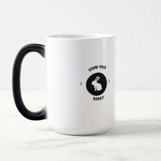 know your rabbit magic mug