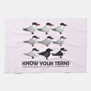 Know Your Terns Tea Towel