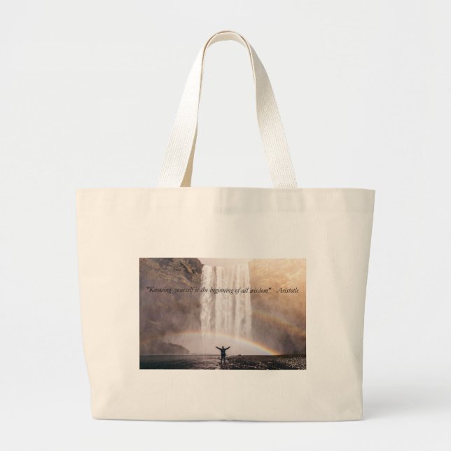 Knowing Yourself Quote - Tote Bag (Front)