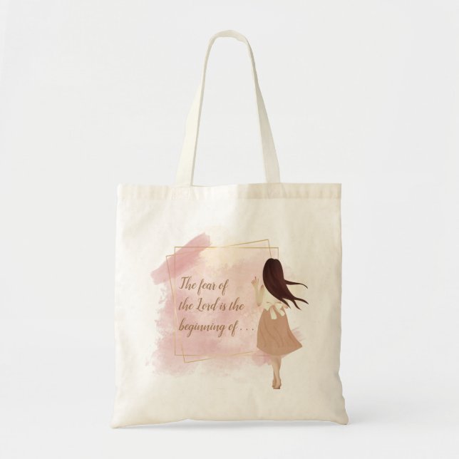 Knowledge Budget Tote Bag (Front)
