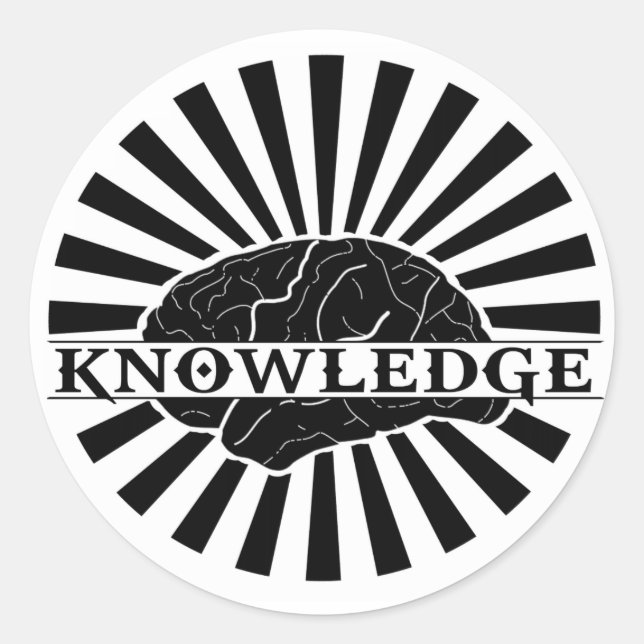 Knowledge "Burst" Sticker (Front)