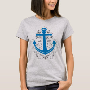Knowledge, Help and Hope Anchor Light Grey Tshirt
