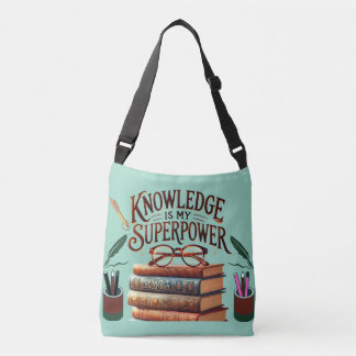Knowledge is My Superpower - Book Lover Tote
