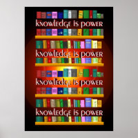 Knowledge is Power Bookscase
