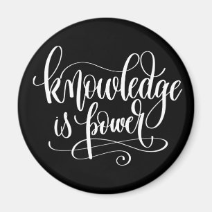 Knowledge is Power Magnet