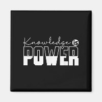 Knowledge Is Power Motivational Quote - Uni-adults