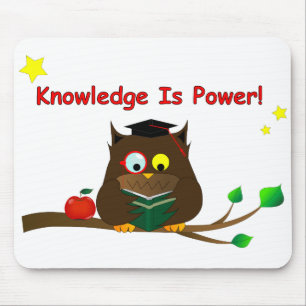 Knowledge Is Power! Mouse Pad