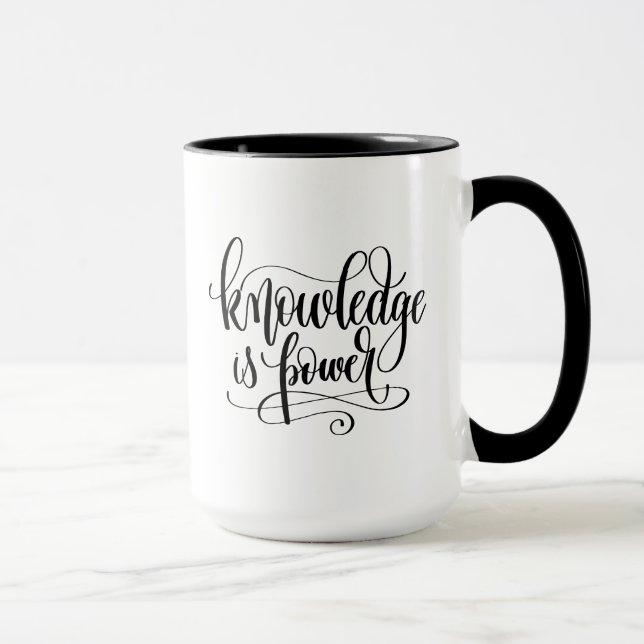 Knowledge is Power Mug (Right)