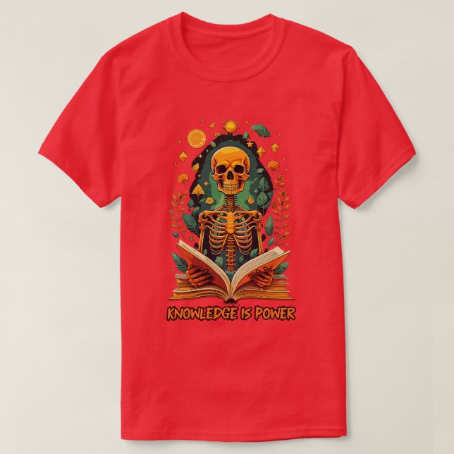 Knowledge is power T-Shirt (Design Front)