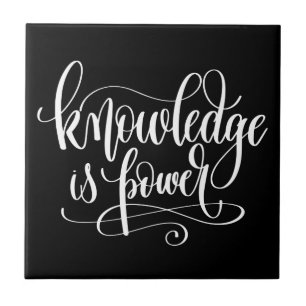 Knowledge is Power Tile