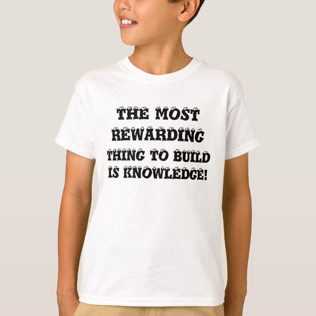 KNOWLEDGE! kids tee (Front)