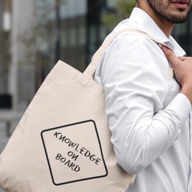 Knowledge on Board Teachers Educators Gift Tote Bag (Shop now and showcase your commitment to knowledge! )