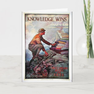 Knowledge Wins Card