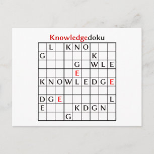 knowledgedoku postcard