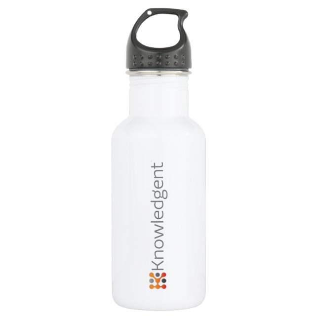Knowledgent 18oz Water Bottle (Front)