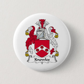 Knowles Family Crest 6 Cm Round Badge