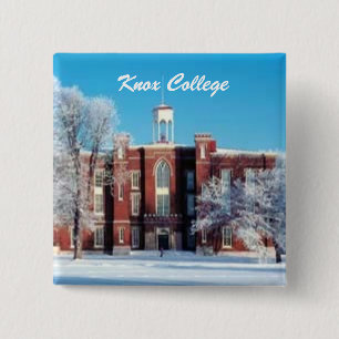 Knox College Old Main 15 Cm Square Badge